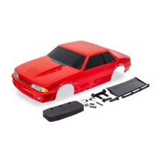 Traxxas Body Ford Mustang fox body red (painted decals applied) TRX9421R