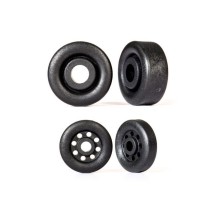 Ruedas barra Wheelie negras Traxxas TRX9461
