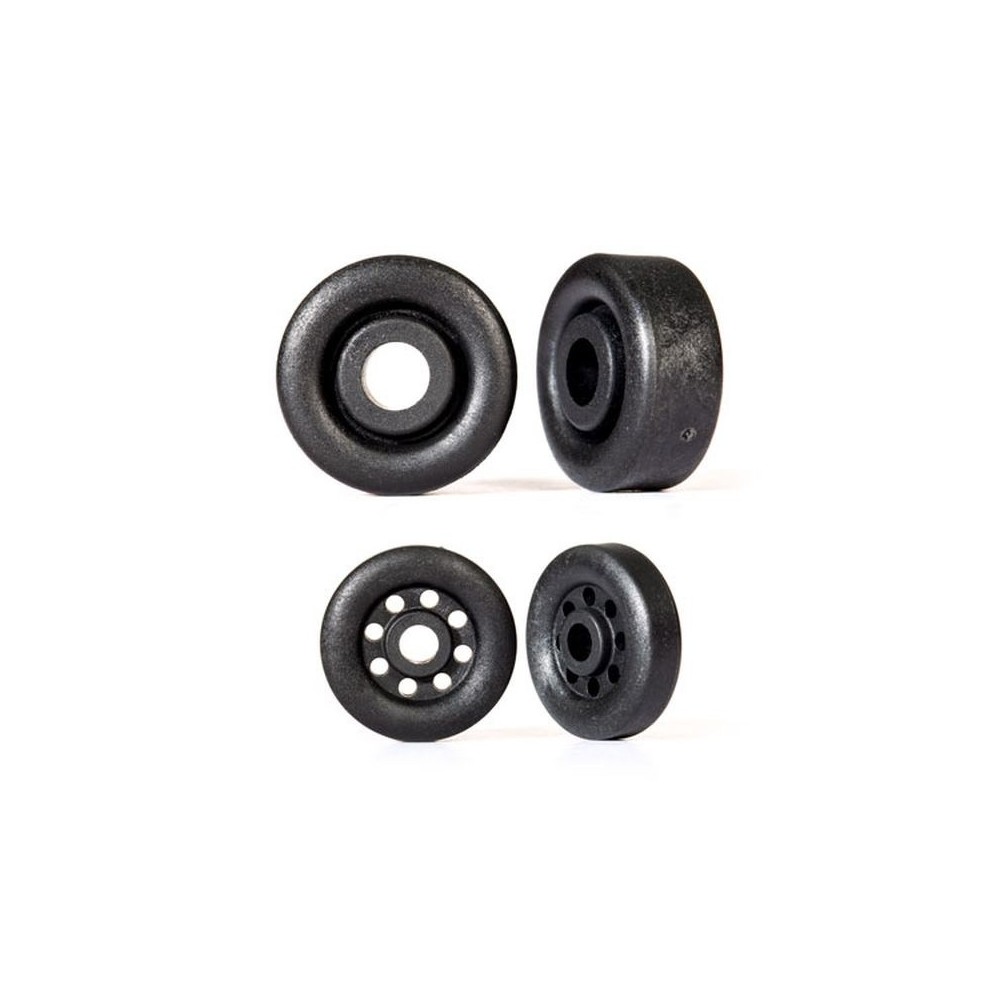 Ruedas barra Wheelie negras Traxxas TRX9461