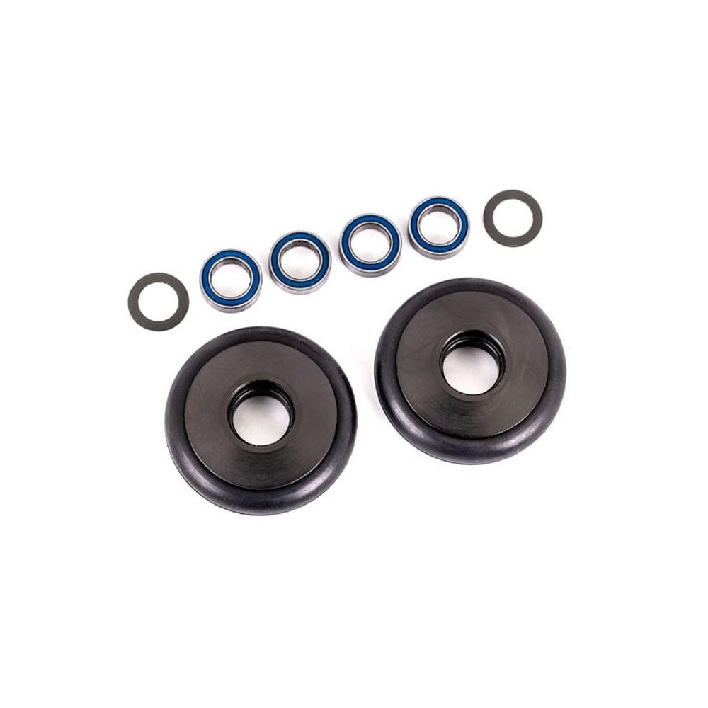 Ruedas para barra Wheelie aluminio gris 5x8x2.5mm TRX9461T Ruedas para barra Wheelie aluminio gris 5x8x2.5mm TRX9461T