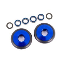 Ruedas Wheelie Bar aluminio azul 5x8x2.5mm TRX9461X