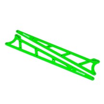 Placas Wheelie verde aluminio Traxxas TRX9462G