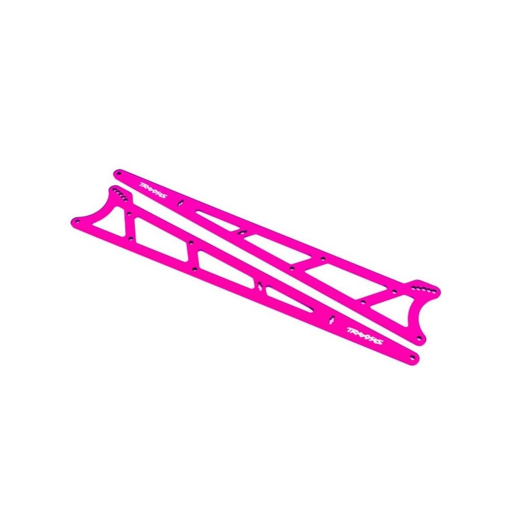 Placas Wheelie rosa aluminio Traxxas TRX9462P Placas Wheelie rosa aluminio Traxxas TRX9462P