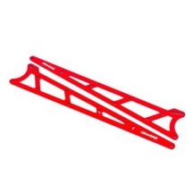 Traxxas Side plates wheelie bar red (aluminum) (2) TRX9462R