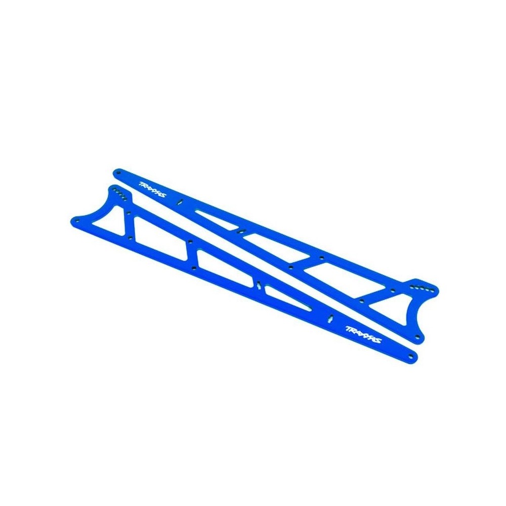 Placas Wheelie azul aluminio Traxxas TRX9462X Placas Wheelie azul aluminio Traxxas TRX9462X