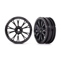 Traxxas Wheels weld gloss black (front) (2) TRX9472
