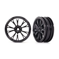 Llantas Weld negras delanteras Traxxas TRX9472