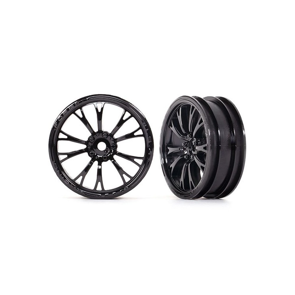 Llantas Weld negras delanteras Traxxas TRX9472 Llantas Weld negras delanteras Traxxas TRX9472