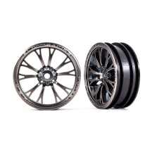 Llantas Weld cromo negro delanteras Traxxas TRX9472A