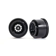 Llantas Weld negras traseras Traxxas TRX9473