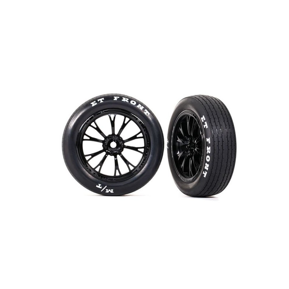 Ruedas Weld negras montadas pegadas Traxxas TRX9474 Ruedas Weld negras montadas pegadas Traxxas TRX9474