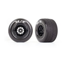 Traxxas Tires wheels assembled glued (weld gloss black wheels tires foam) TRX9475