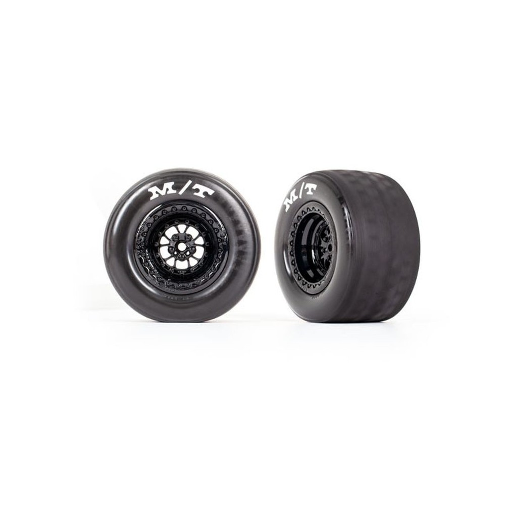 Ruedas montadas pegadas Weld negro brillante TRX9475 Ruedas montadas pegadas Weld negro brillante TRX9475