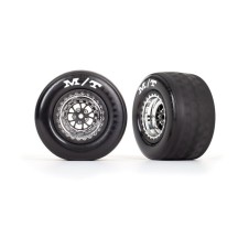 Ruedas montadas pegadas Weld cromadas negro TRX9475R