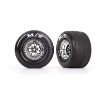 Ruedas montadas pegadas Weld cromadas negro TRX9475R