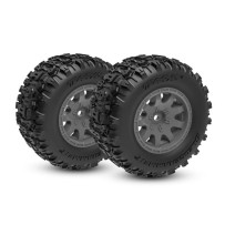 Ruedas Traxxas gris carbón Dual Profile TRX10771-GRAY