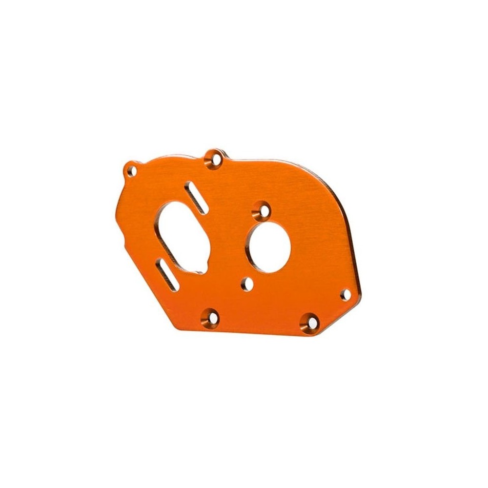 Placa motor aluminio naranja 4mm anodizado TRX9490A Placa motor aluminio naranja 4mm anodizado TRX9490A