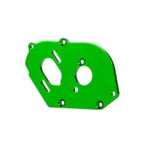 Traxxas Plate motor green (4mm thick) (aluminum) 3x10mm cs with split and TRX9490G