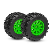Ruedas Traxxas verdes Dual Profile TRX10771-GRN