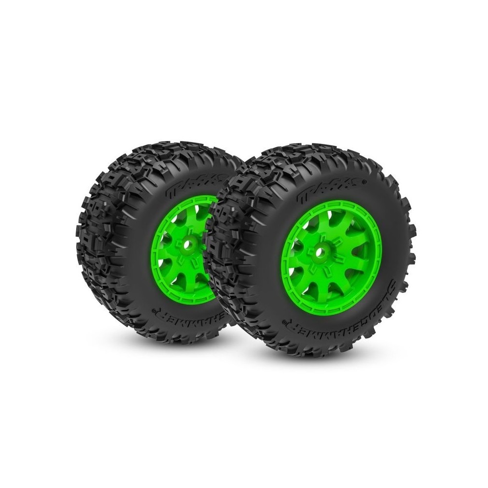 Ruedas Traxxas verdes Dual Profile TRX10771-GRN