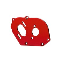 Placa motor aluminio rojo 4mm anodizado TRX9490R