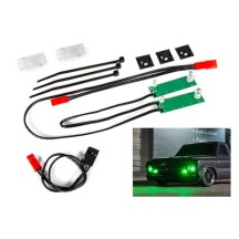 Luces LED frontal verde completo con arnés TRX9496G