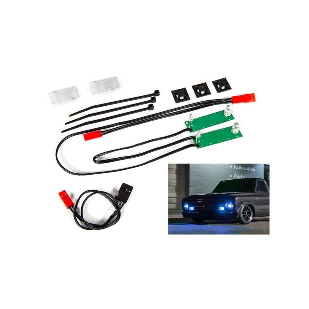 Luces LED frontal azul completo con arnés TRX9496X Luces LED frontal azul completo con arnés TRX9496X
