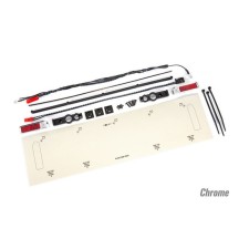 Luces traseras LED rojas moldura cromada Drag Slash TRX9497R