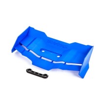 Alerón azul y arandelas Traxxas TRX9517X