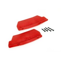 Guardabarros traseros rojo izquierdo y derecho con tornillería Traxxas TRX9519R