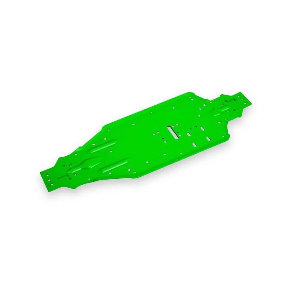 Traxxas Chassis sledge aluminum (green-anodized) TRX9522G Traxxas Chassis sledge aluminum (green-anodized) TRX9522G