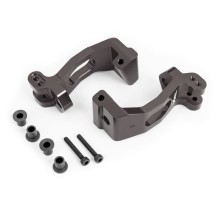 Traxxas Caster blocks (c-hubs) 6061-t6 aluminum (dark titanium-anodized) TRX9532A