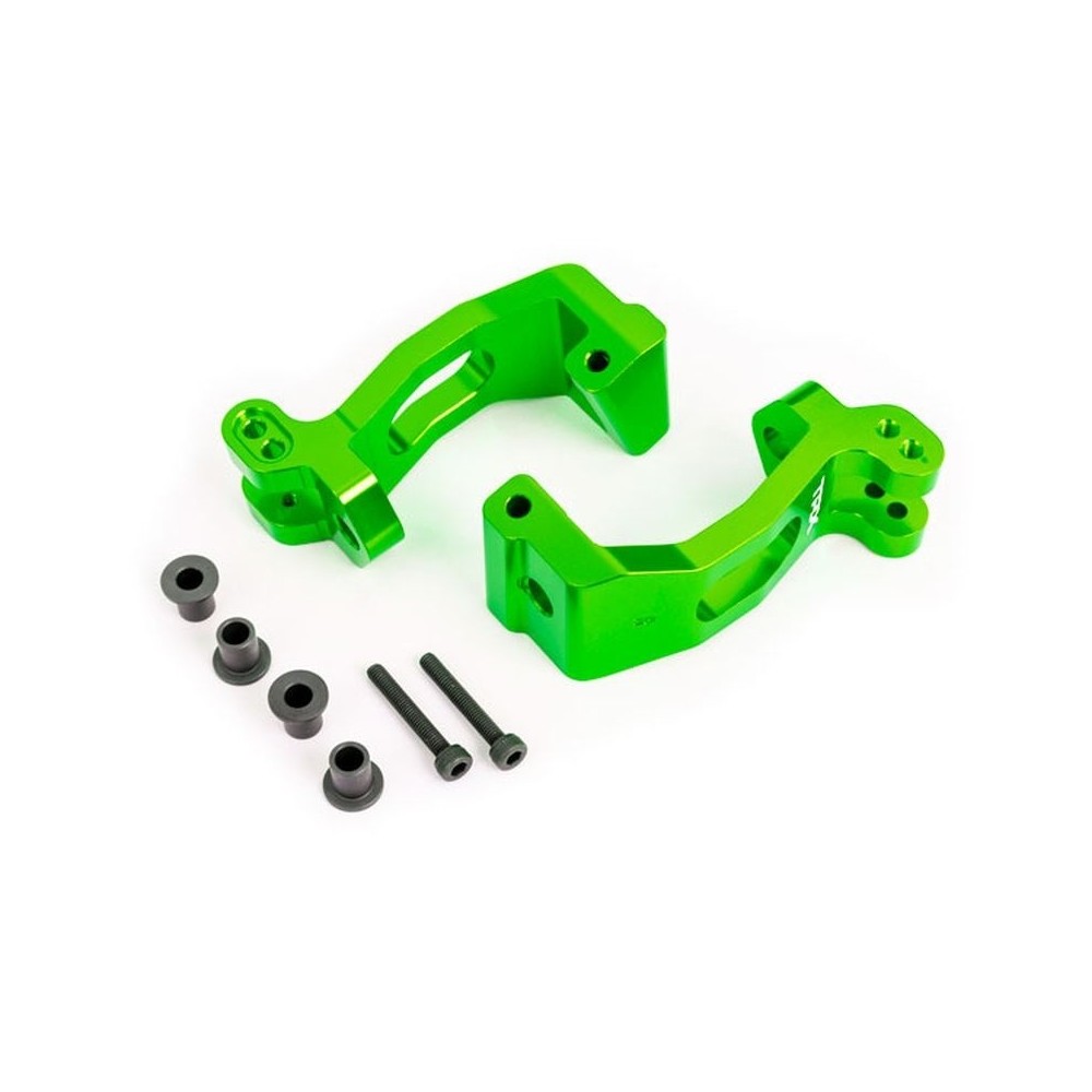 Traxxas Caster blocks (c-hubs) 6061-t6 aluminum (green-anodized) TRX9532G Traxxas Caster blocks (c-hubs) 6061-t6 aluminum (green-anodized) TRX9532G