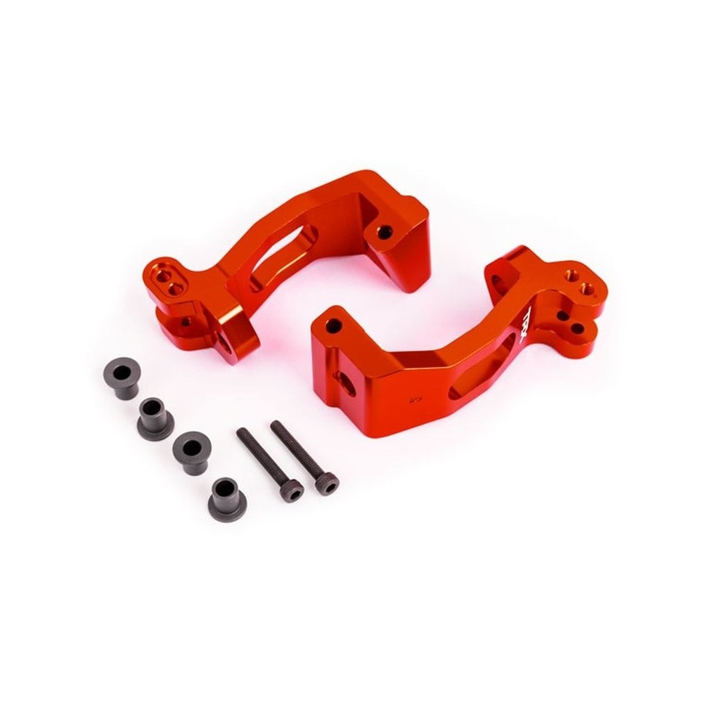 Traxxas Caster blocks (c-hubs) 6061-t6 aluminum (red-anodized) TRX9532R Traxxas Caster blocks (c-hubs) 6061-t6 aluminum (red-anodized) TRX9532R