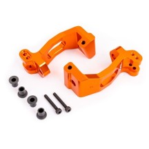 Traxxas Caster blocks (c-hubs) 6061-t6 aluminum (orange-anodized) TRX9532T