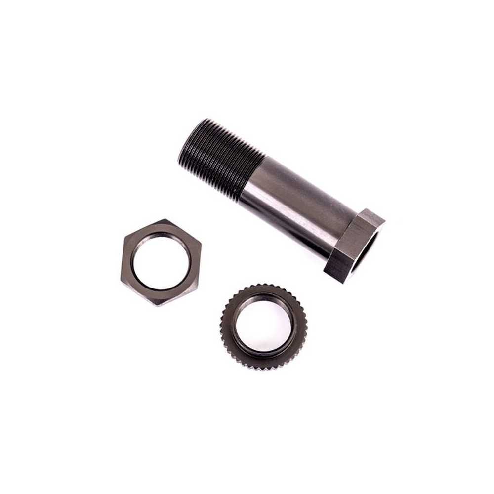 Traxxas Servo saver post adjuster nut locknut (dark titanium-anodized) TRX9545A Traxxas Servo saver post adjuster nut locknut (dark titanium-anodized) TRX9545A