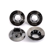 Cubre llantas cromado negro Traxxas TRX9568T