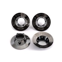 Cubre llantas cromado negro Traxxas TRX9568T