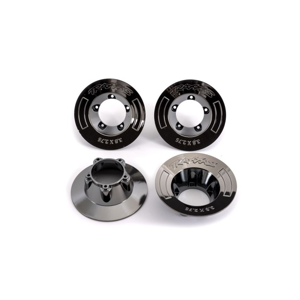 Cubre llantas cromado negro Traxxas TRX9568T Cubre llantas cromado negro Traxxas TRX9568T