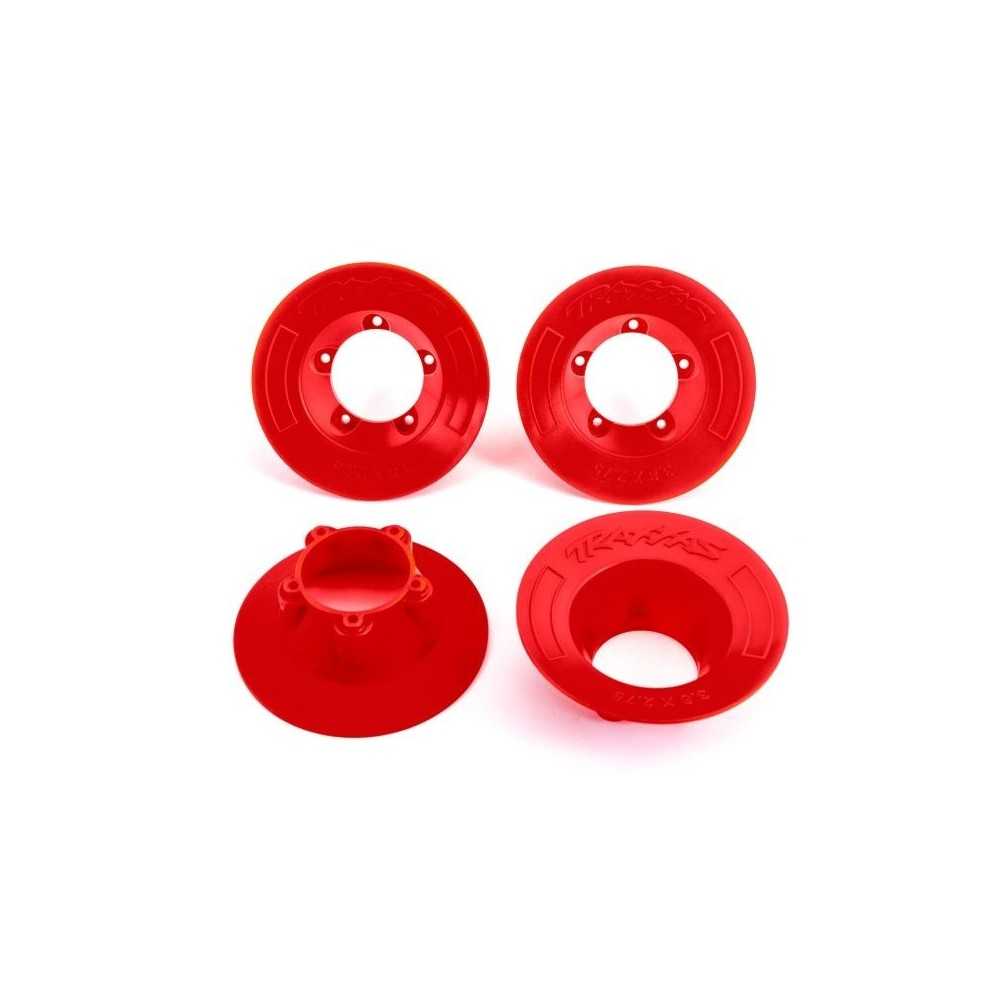Traxxas Wheel covers red (4) (fits 9572 wheels) TRX9569R Traxxas Wheel covers red (4) (fits 9572 wheels) TRX9569R