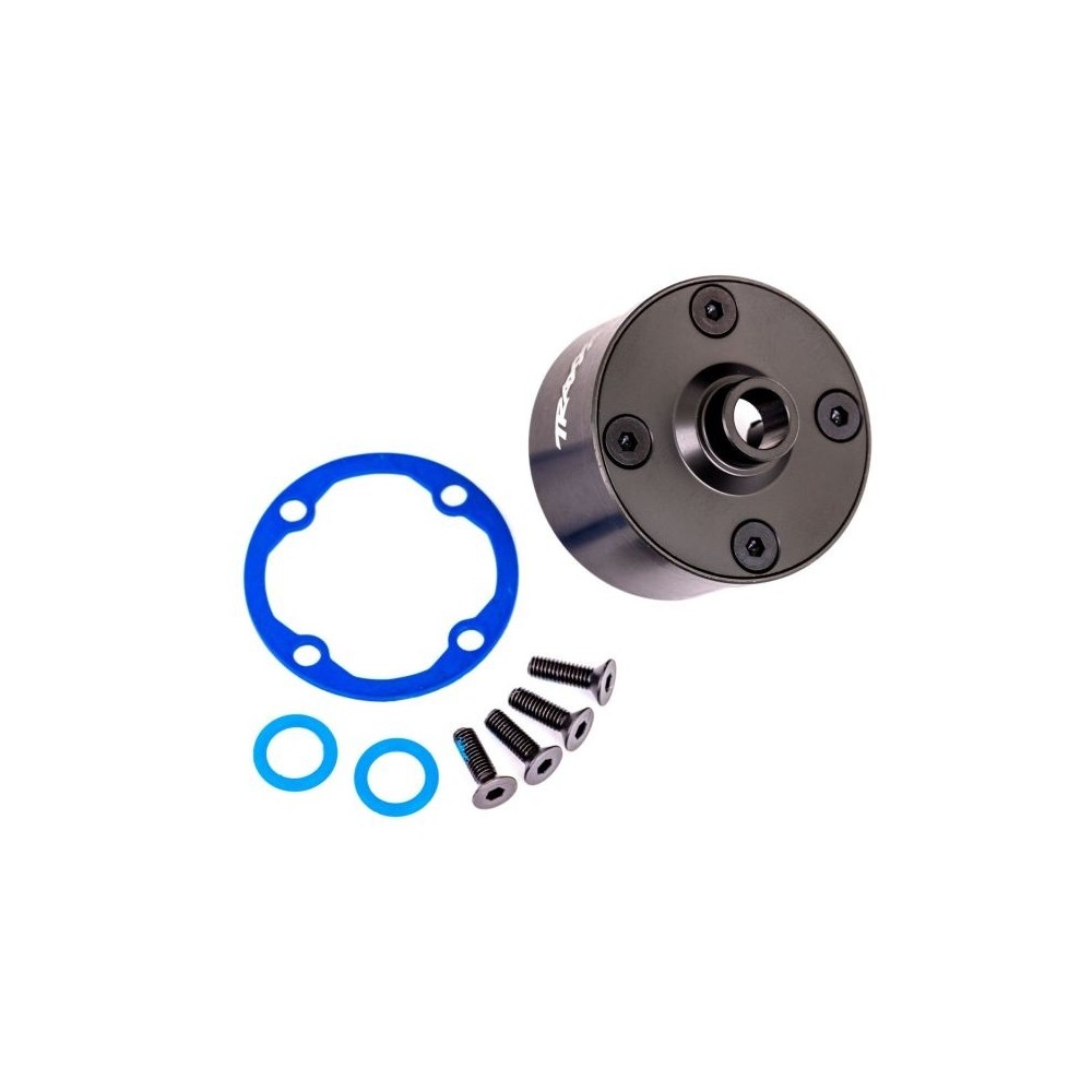Traxxas Carrier differential (aluminum dark titanium-anodized) differential TRX9581A Traxxas Carrier differential (aluminum dark titanium-anodized) differential TRX9581A