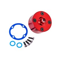 Soporte diferencial aluminio anodizado rojo Traxxas TRX9581R