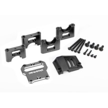 Traxxas Mount center differential carrier 6061-t6 aluminum (dark) TRX9584A