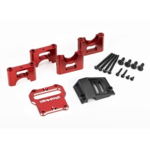 Traxxas Mount center differential carrier 6061-t6 aluminum (red-anodized) TRX9584R