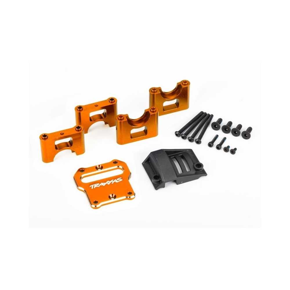 Traxxas Mount center differential carrier 6061-t6 aluminum (orange-anodized) TRX9584T Traxxas Mount center differential carrier 6061-t6 aluminum (orange-anodized) TRX9584T