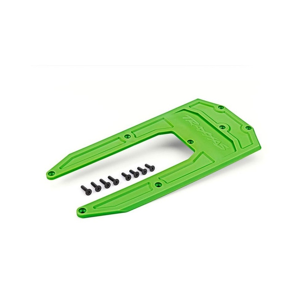 Placa protectora chasis verde Traxxas Sledge TRX9623G