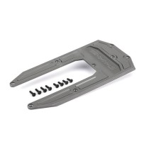 Placa protectora de chasis gris Traxxas TRX9623P