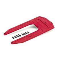 Placa protectora de chasis roja Traxxas TRX9623R