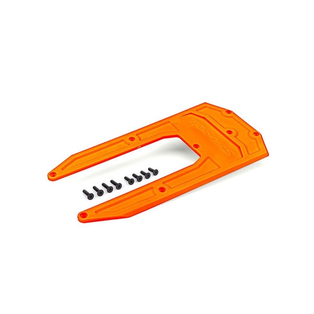 Placa protectora chasis naranja Traxxas Sledge TRX9623T