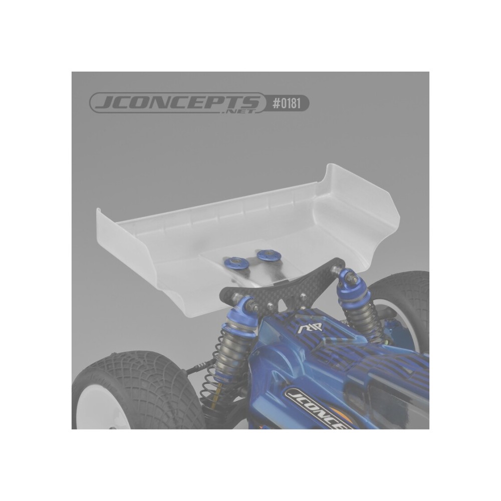 JConcepts Aero S-Type B6 B64 7 rear wing, 2pc. forward facing gurney option JCO0181 JConcepts Aero S-Type B6 B64 7 rear wing, 2pc. forward facing gurney option JCO0181